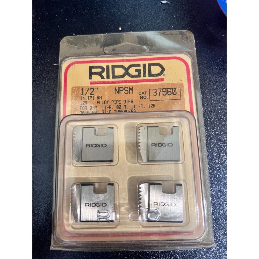 Ridgid 37960 1" to 2" NPSM Pipe Threading Replacement Die